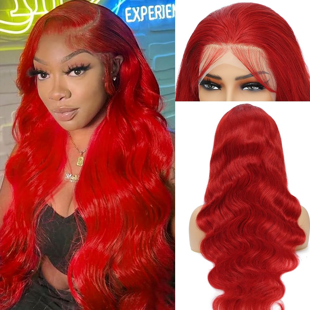Honey Blonde Wig Human Hair 200% Density 13x4 Blonde Wig Human Hair Body Wave Lace Front Wigs Human Hair Pre Plucked Colored 27# Lace Frontal Wigs 24 Inch