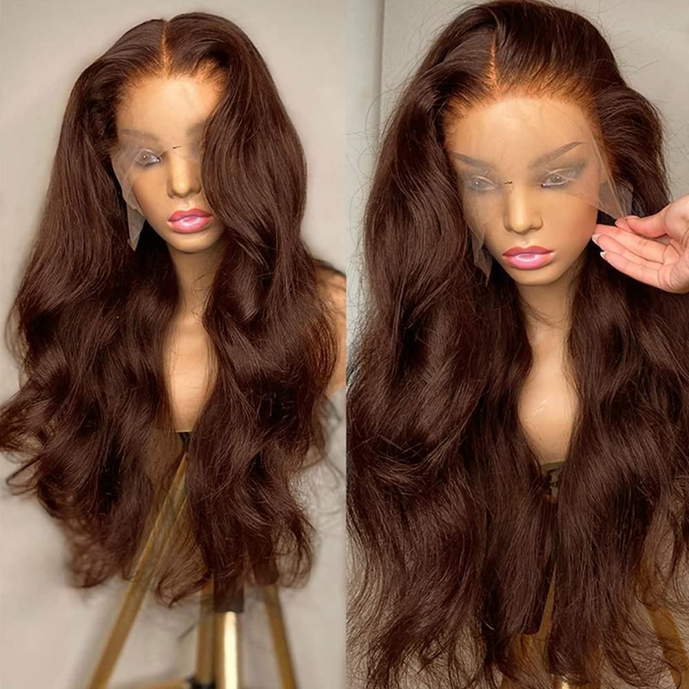 200% Density 13X6 Ginger Lace Front Wigs Human Hair Pre Plucked for Women Ombre 13X6 HD Transparent Ginger Orange Lace Front Wigs Human Hair Glueless Ginger Colored Wigs Human Hair (20Inch)