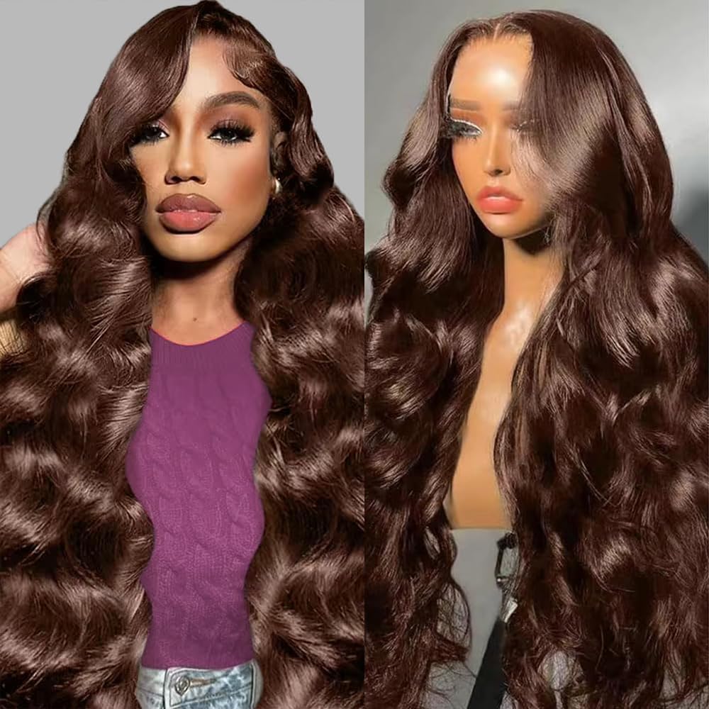 Honey Blonde Wig Human Hair 200% Density 13x4 Blonde Wig Human Hair Body Wave Lace Front Wigs Human Hair Pre Plucked Colored 27# Lace Frontal Wigs 24 Inch