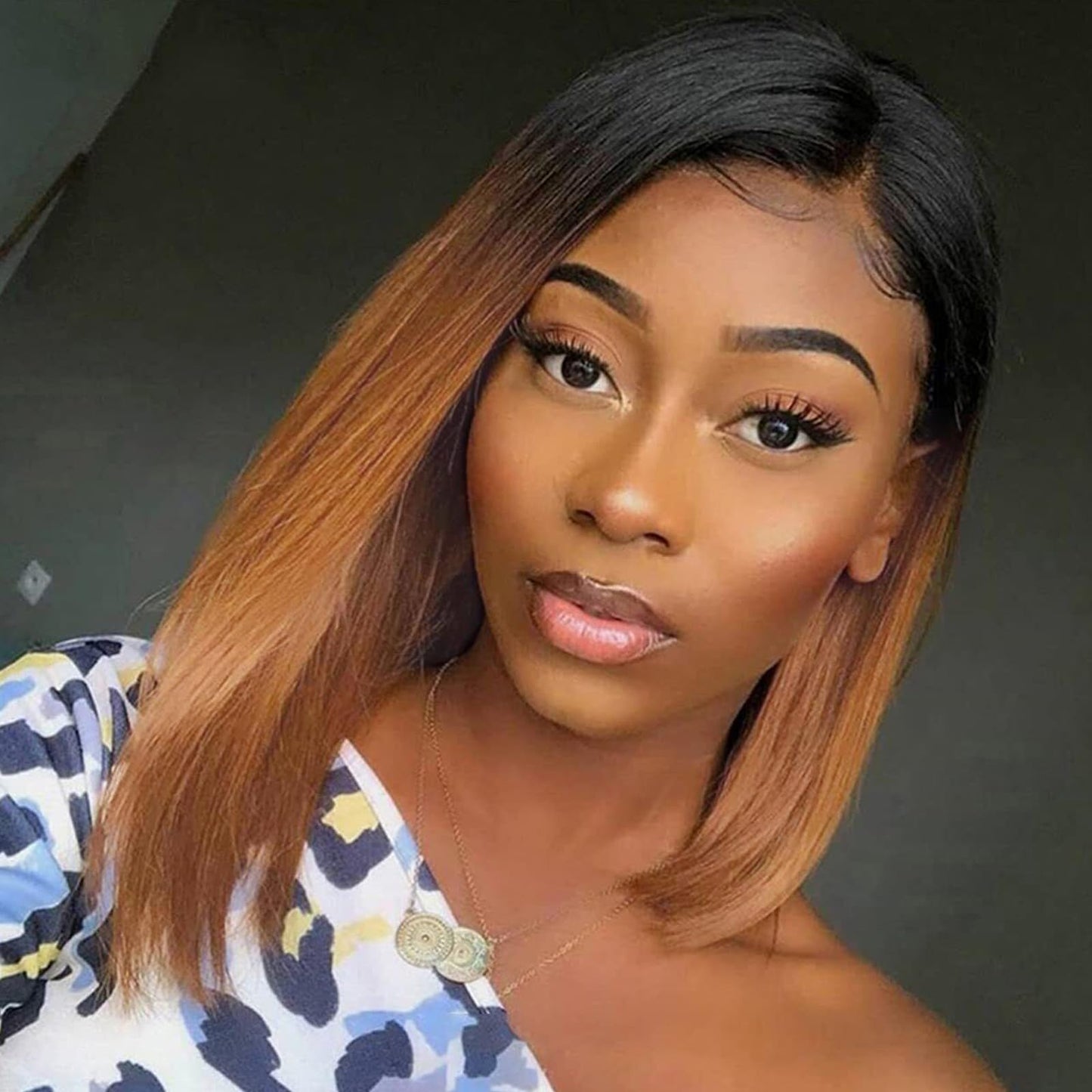 Ombre Highlight Deep Wave Curly Bob Wigs Human Hair Pre Plucked Wear And Go Glueless 13x4 Hd Honey Blonde Highlight Lace Front Wig Human Hair For Black Women Wet And Wavy 4/27 14 Inch