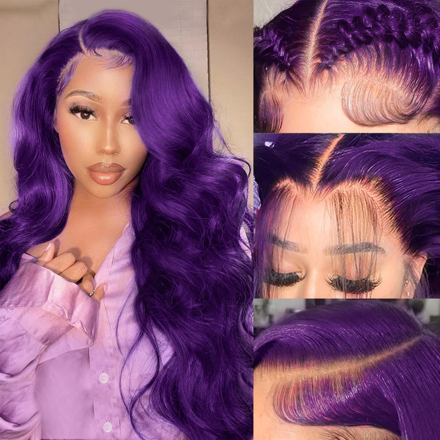 360 Reddish Brown Lace Front Wigs Human Hair Pre Plucked Auburn Red 360 HD Transparent Lace Frontal Wig 180 Density Colored Wigs Human Hair Ginger Body Wave Wig for Women 24Inch