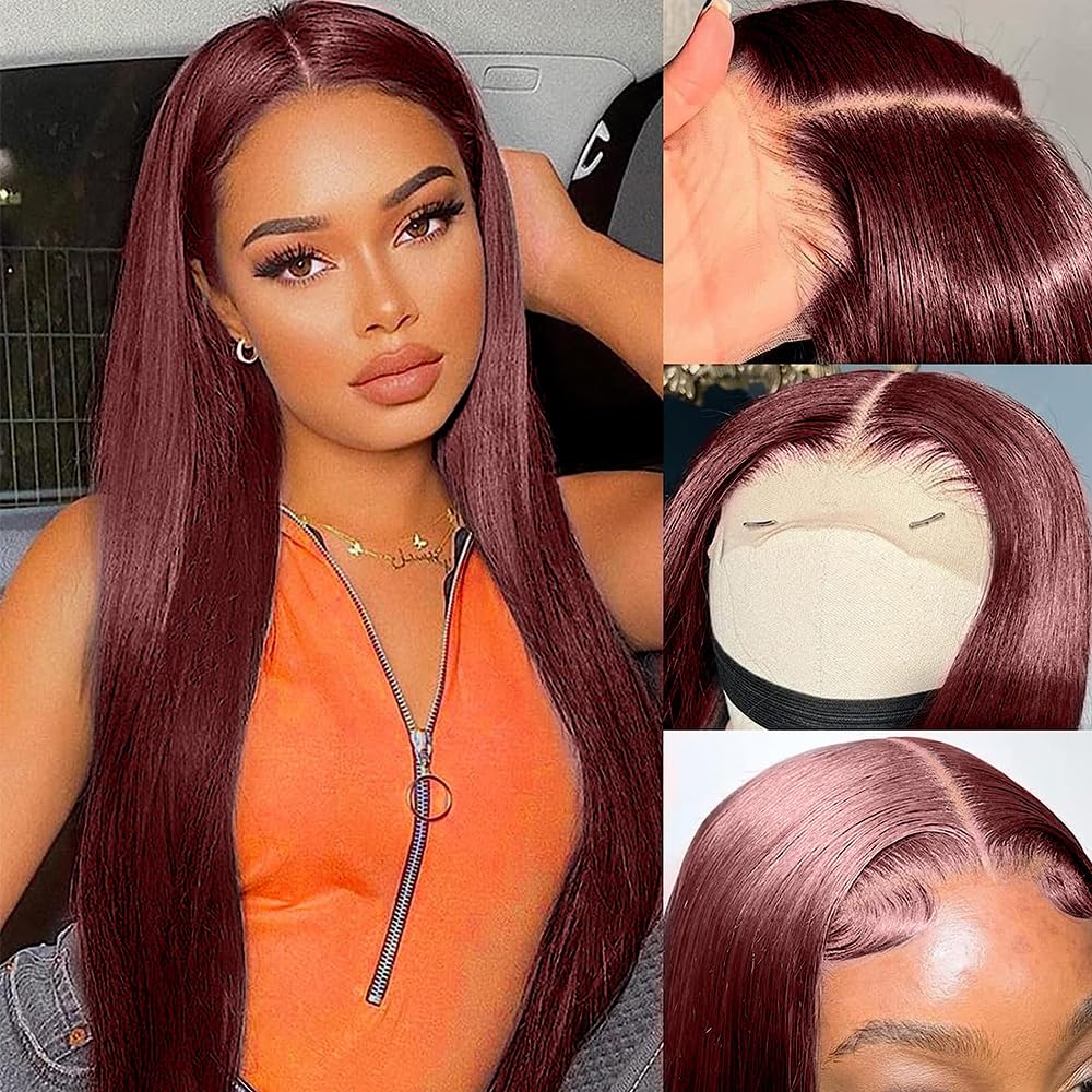 200% Density Full 360 Lace Front Wigs Human Hair For Women Ombre Lace Front Wig Human Hair Glueless Wigs Human Hair With Baby Hair Body WaveLace Front Wigs Human HairBrazilian Virgin HumanHair 26 Inch