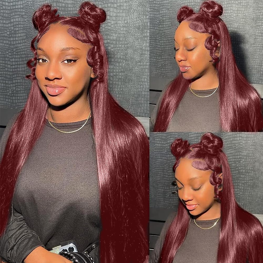 200% Density Full 360 Lace Front Wigs Human Hair For Women Ombre Lace Front Wig Human Hair Glueless Wigs Human Hair With Baby Hair Body WaveLace Front Wigs Human HairBrazilian Virgin HumanHair 26 Inch