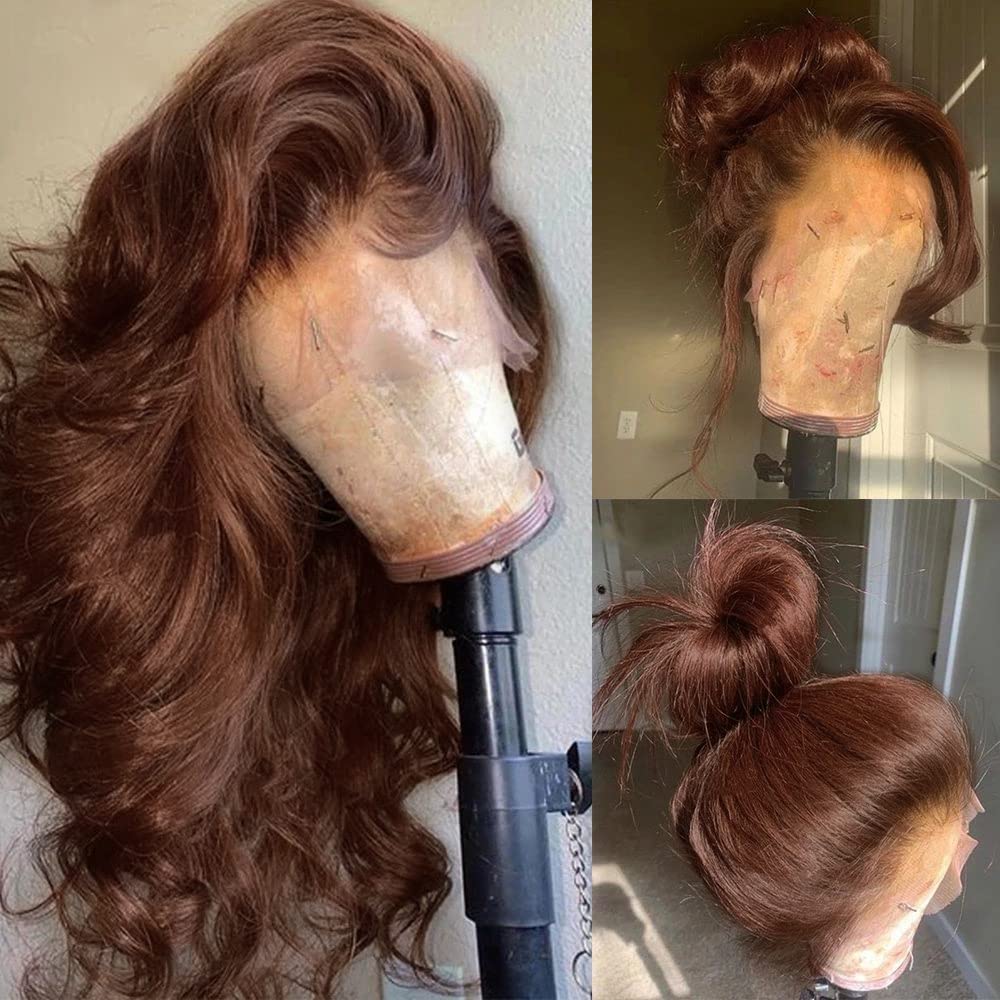 200% Density Burgundy Wig Human Hair 13x4 99j Burgundy Lace Front Wigs Human Hair Pre Plucked HD Transparent Lace Frontal Wigs With Baby Hair Red Colored Wig 24Inch