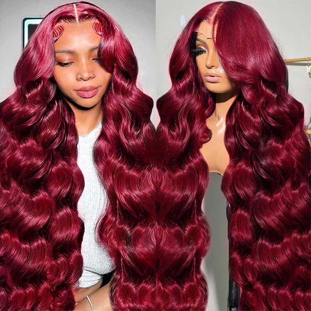 Honey Blonde Wig Human Hair 200% Density 13x4 Blonde Wig Human Hair Body Wave Lace Front Wigs Human Hair Pre Plucked Colored 27# Lace Frontal Wigs 24 Inch