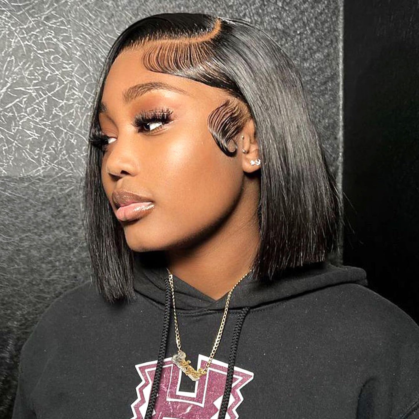 Ombre Highlight Deep Wave Curly Bob Wigs Human Hair Pre Plucked Wear And Go Glueless 13x4 Hd Honey Blonde Highlight Lace Front Wig Human Hair For Black Women Wet And Wavy 4/27 14 Inch