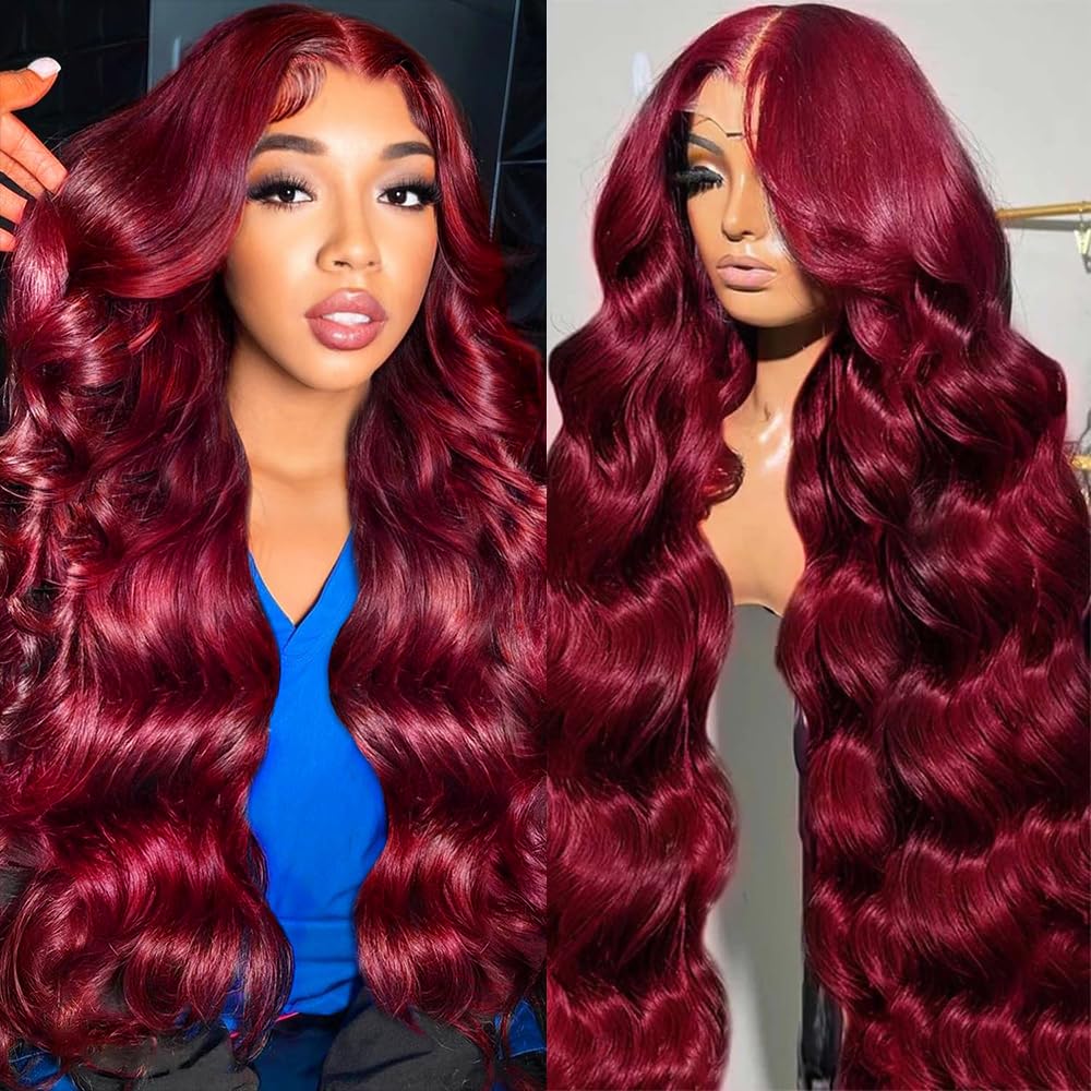 Honey Blonde Wig Human Hair 200% Density 13x4 Blonde Wig Human Hair Body Wave Lace Front Wigs Human Hair Pre Plucked Colored 27# Lace Frontal Wigs 24 Inch