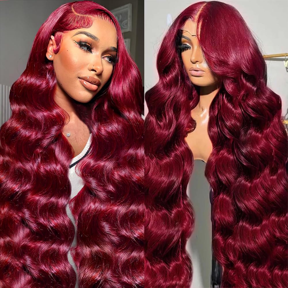 Honey Blonde Wig Human Hair 200% Density 13x4 Blonde Wig Human Hair Body Wave Lace Front Wigs Human Hair Pre Plucked Colored 27# Lace Frontal Wigs 24 Inch