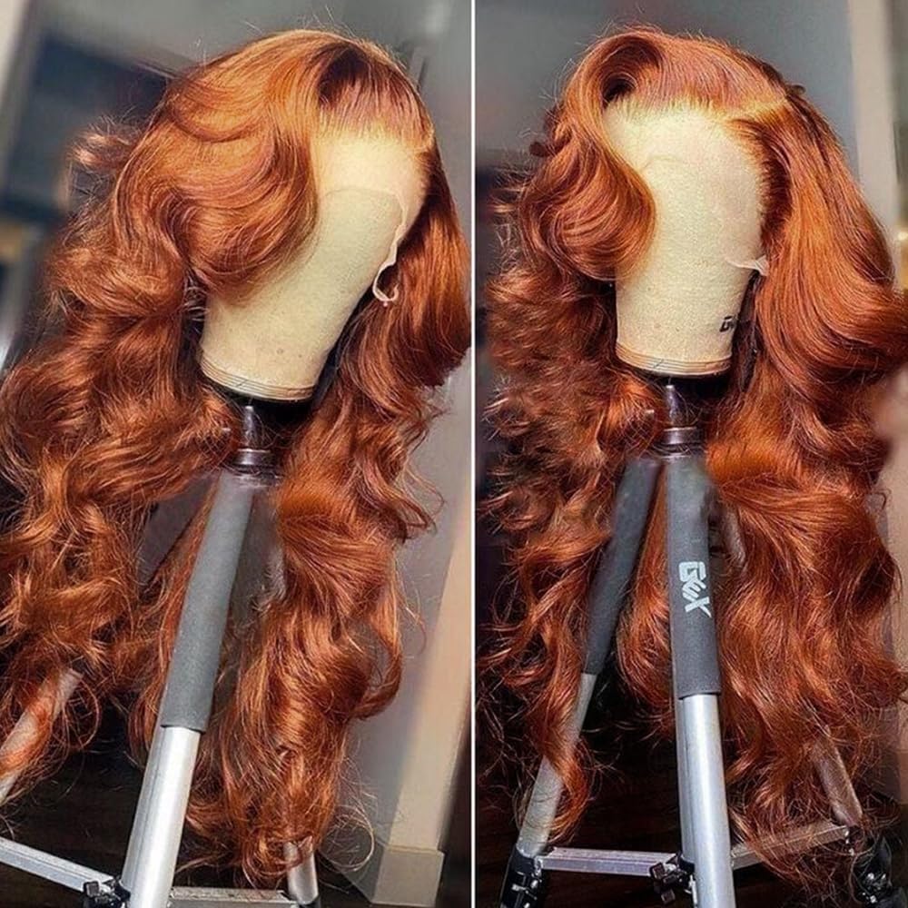 200% Density Full 360 Lace Front Wigs Human Hair For Women Ombre Lace Front Wig Human Hair Glueless Wigs Human Hair With Baby Hair Body WaveLace Front Wigs Human HairBrazilian Virgin HumanHair 26 Inch