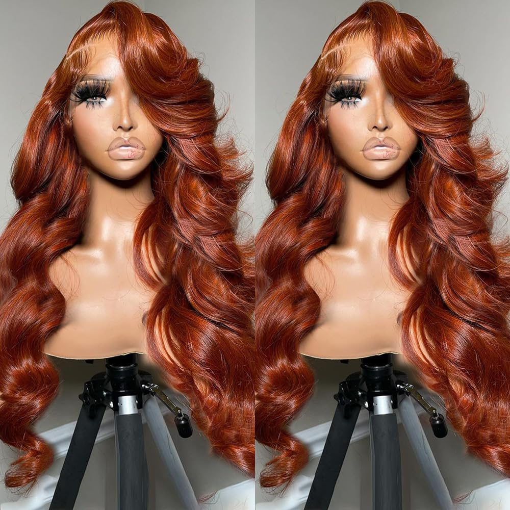 200% Density Full 360 Lace Front Wigs Human Hair For Women Ombre Lace Front Wig Human Hair Glueless Wigs Human Hair With Baby Hair Body WaveLace Front Wigs Human HairBrazilian Virgin HumanHair 26 Inch