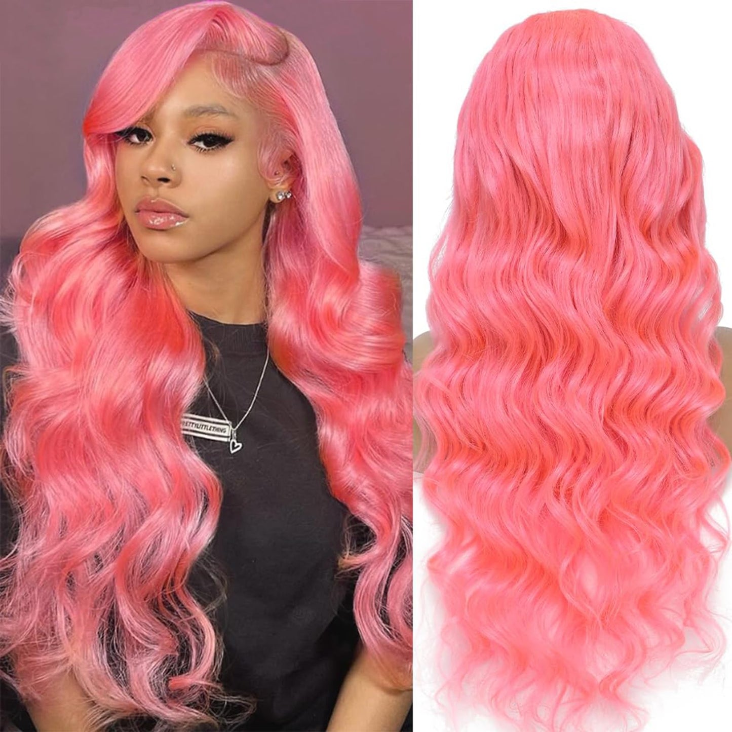 Red Lace Front Wigs Human Hair Body Wave 13x6 HD Lace Front Wig Human Hair 180% Density Wear and Go Glueless Red Wigs Human Hair Pre Plucked Burgundy Red Colored Wigs for Women 26 Inch