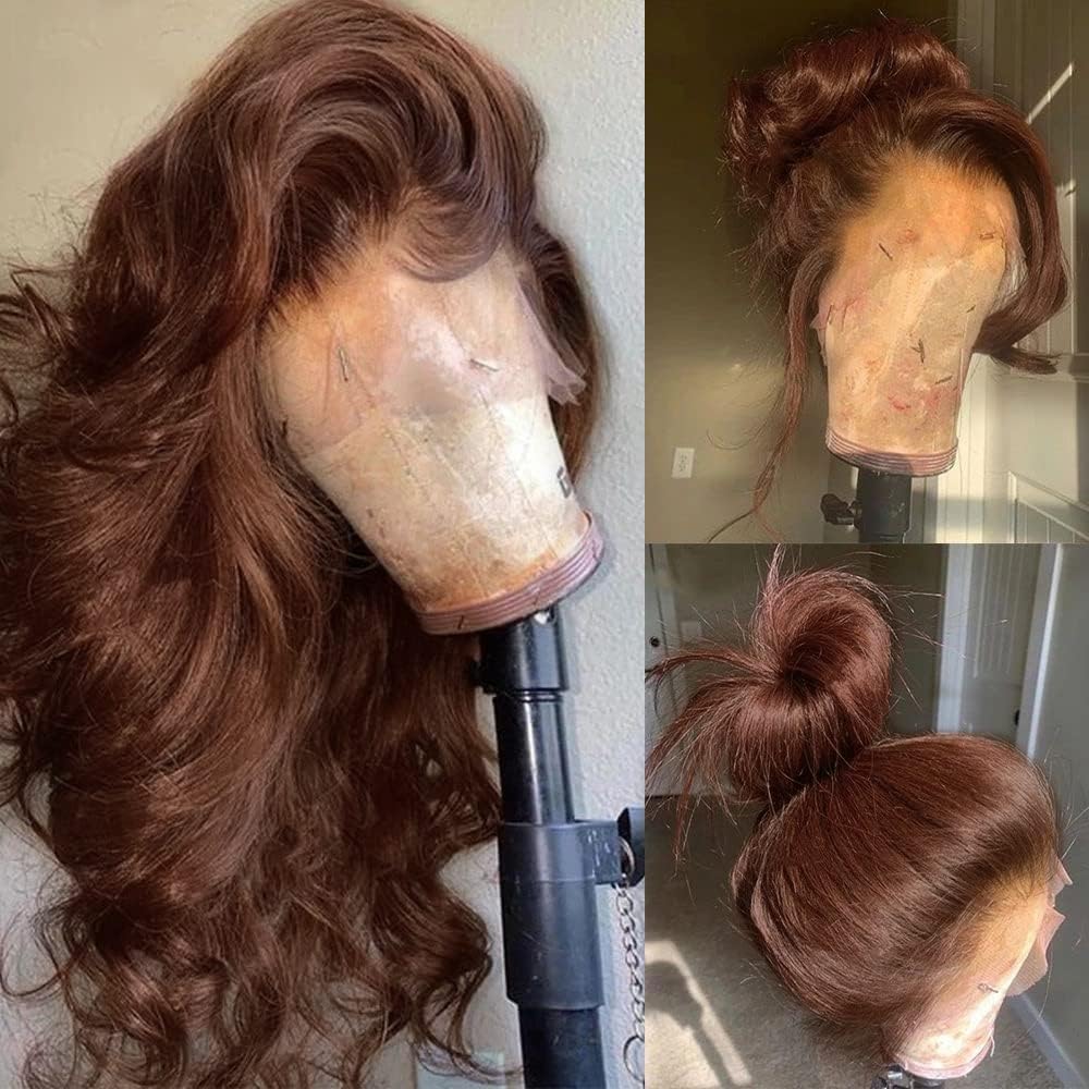 200% Density Burgundy Wig Human Hair 13x4 99j Burgundy Lace Front Wigs Human Hair Pre Plucked HD Transparent Lace Frontal Wigs With Baby Hair Red Colored Wig 24Inch