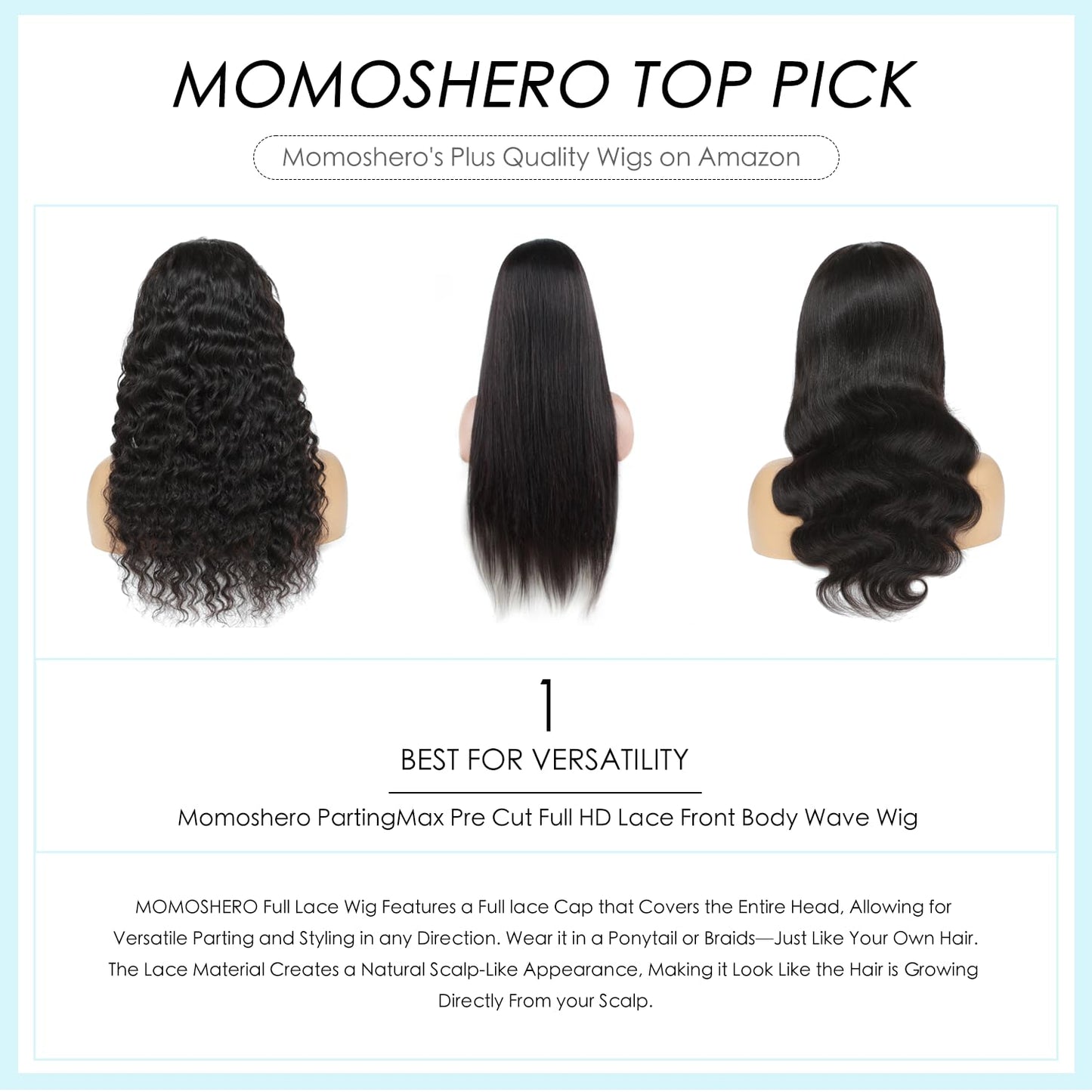 Straight Real Full Lace Human Hair Wigs HD Transparent Lace 180 Density, 12A Part Anywhere Glueless Full Lace Wig Pre Plucked 100% Virgin Hair Breathable Full Scalp Wig For Black Women 10 IN
