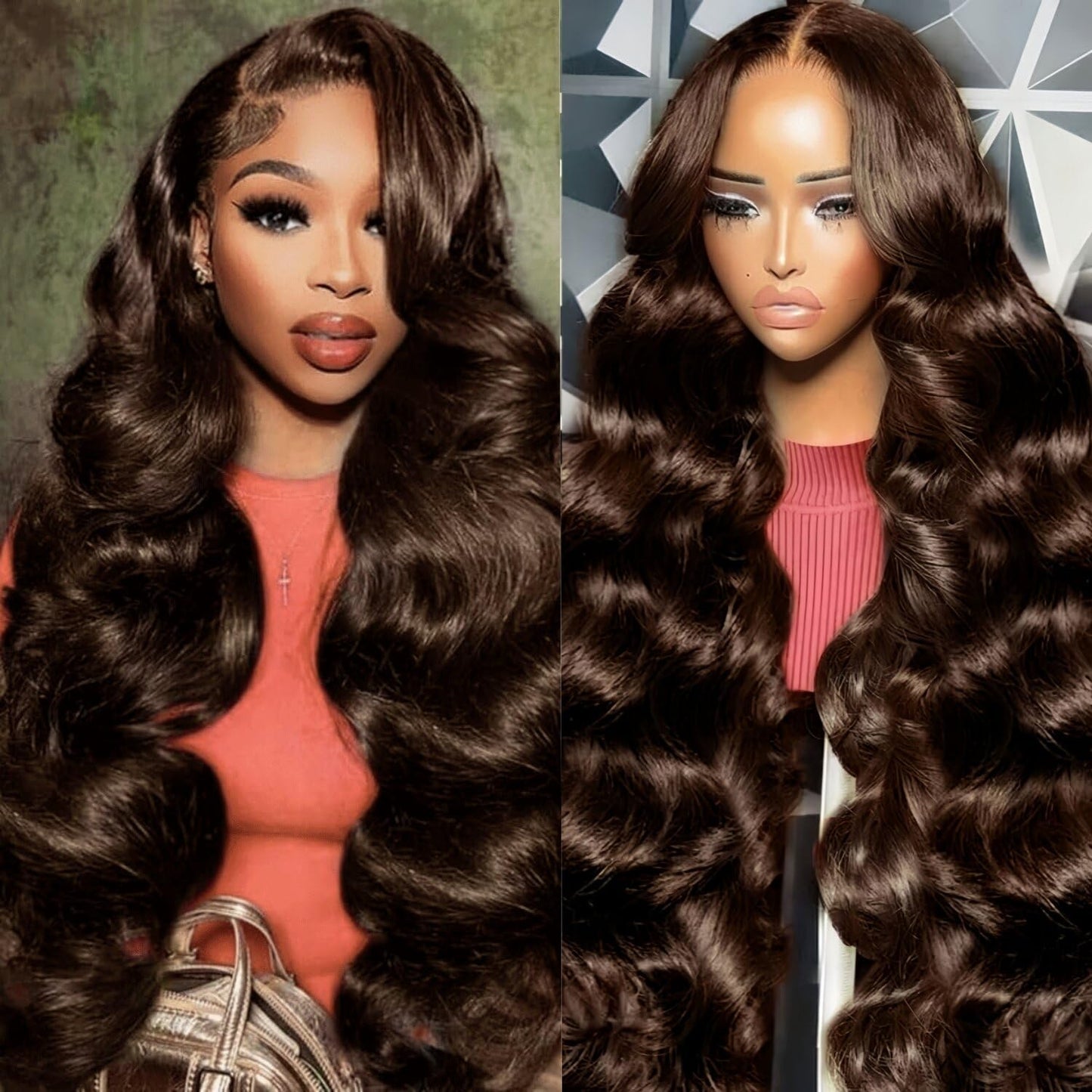 Real Human Hair Wig 30 Inch Ombre 13x6 Lace Front Wig Human Hair 210% Density 4/27 Highlight Wigs Honey Blonde Body Wave Lace Front Wig Pre Plucked HD Frontal Wig Glueless Wigs