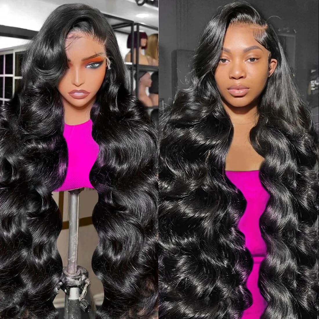250 Density Hd Lace Front Wigs Human Hair Wear and Go Glueless Wigs Human Hair Pre Plucked Lace Bleached Knots Lace Front Wig 250 Density body wave Wig 13x4 Body Wave frontal Wigs 24 inch