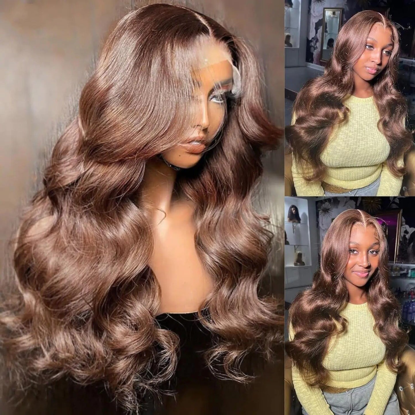 200% Density 13X6 Ginger Lace Front Wigs Human Hair Pre Plucked for Women Ombre 13X6 HD Transparent Ginger Orange Lace Front Wigs Human Hair Glueless Ginger Colored Wigs Human Hair (20Inch)