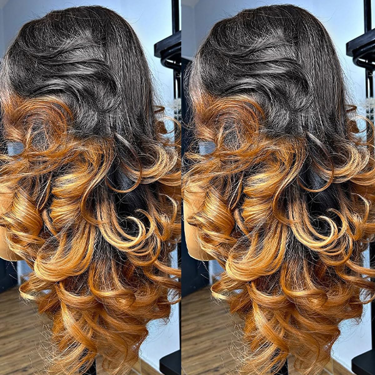 200% Density Full 360 Lace Front Wigs Human Hair For Women Ombre Lace Front Wig Human Hair Glueless Wigs Human Hair With Baby Hair Body WaveLace Front Wigs Human HairBrazilian Virgin HumanHair 26 Inch