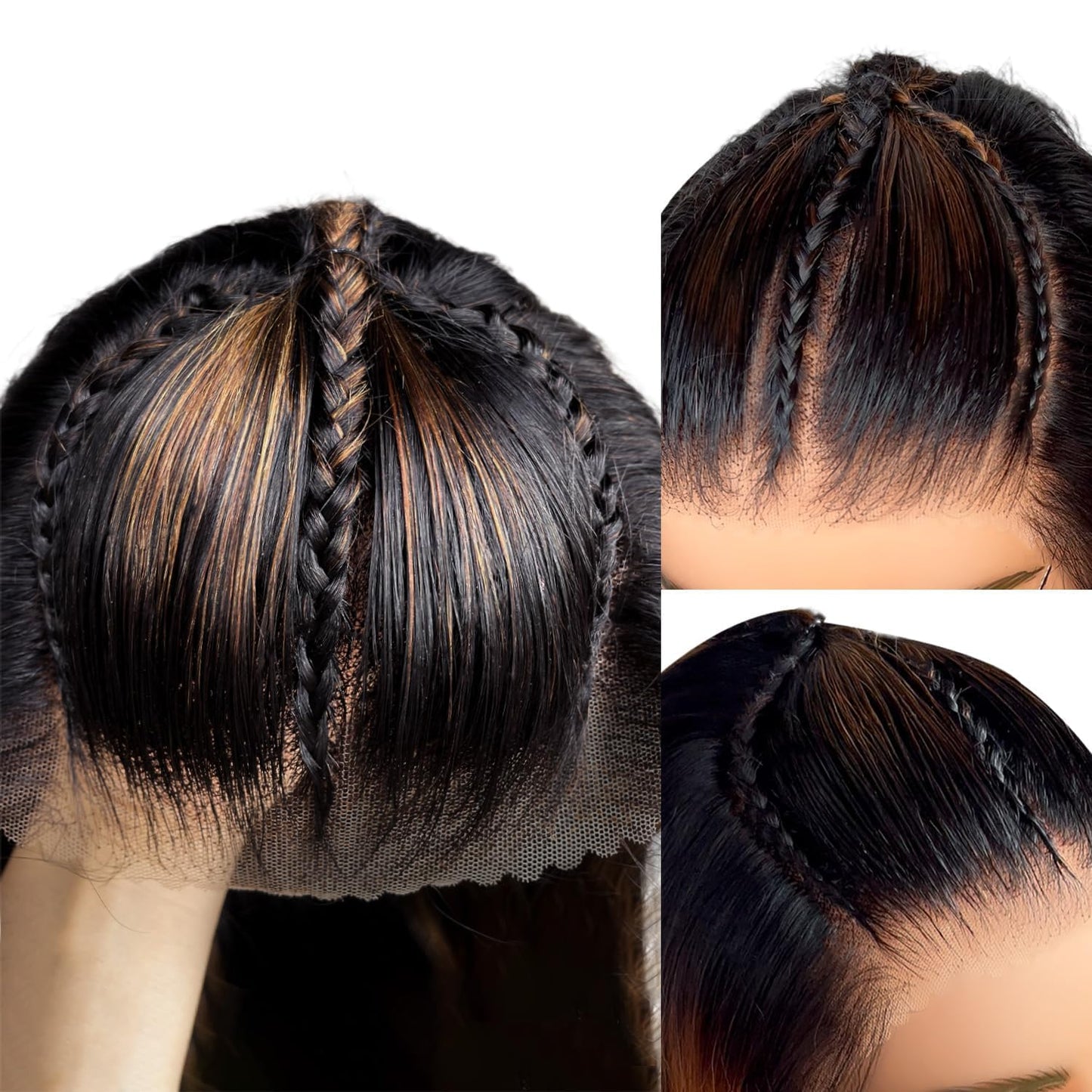 200% Density Full 360 Lace Front Wigs Human Hair For Women Ombre Lace Front Wig Human Hair Glueless Wigs Human Hair With Baby Hair Body WaveLace Front Wigs Human HairBrazilian Virgin HumanHair 26 Inch