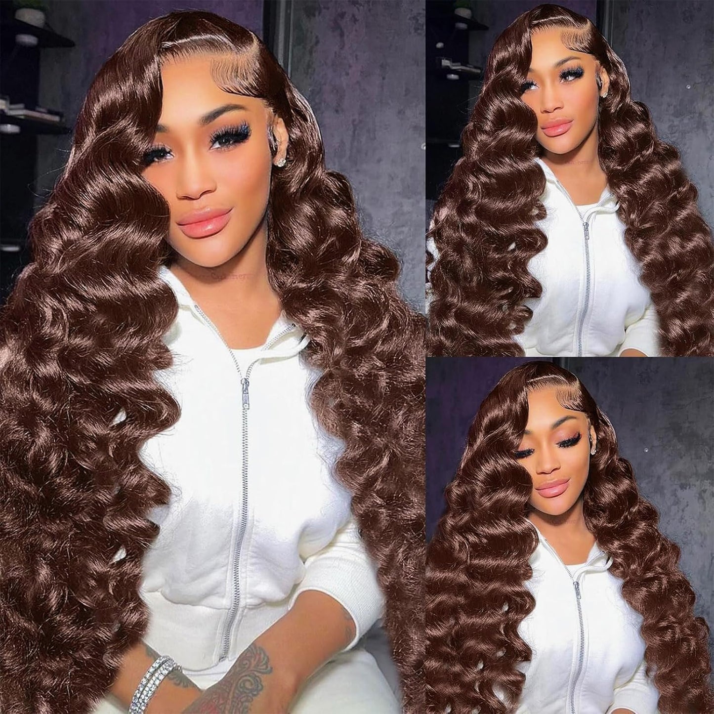 Red Lace Front Wigs Human Hair Body Wave 13x6 HD Lace Front Wig Human Hair 180% Density Wear and Go Glueless Red Wigs Human Hair Pre Plucked Burgundy Red Colored Wigs for Women 26 Inch