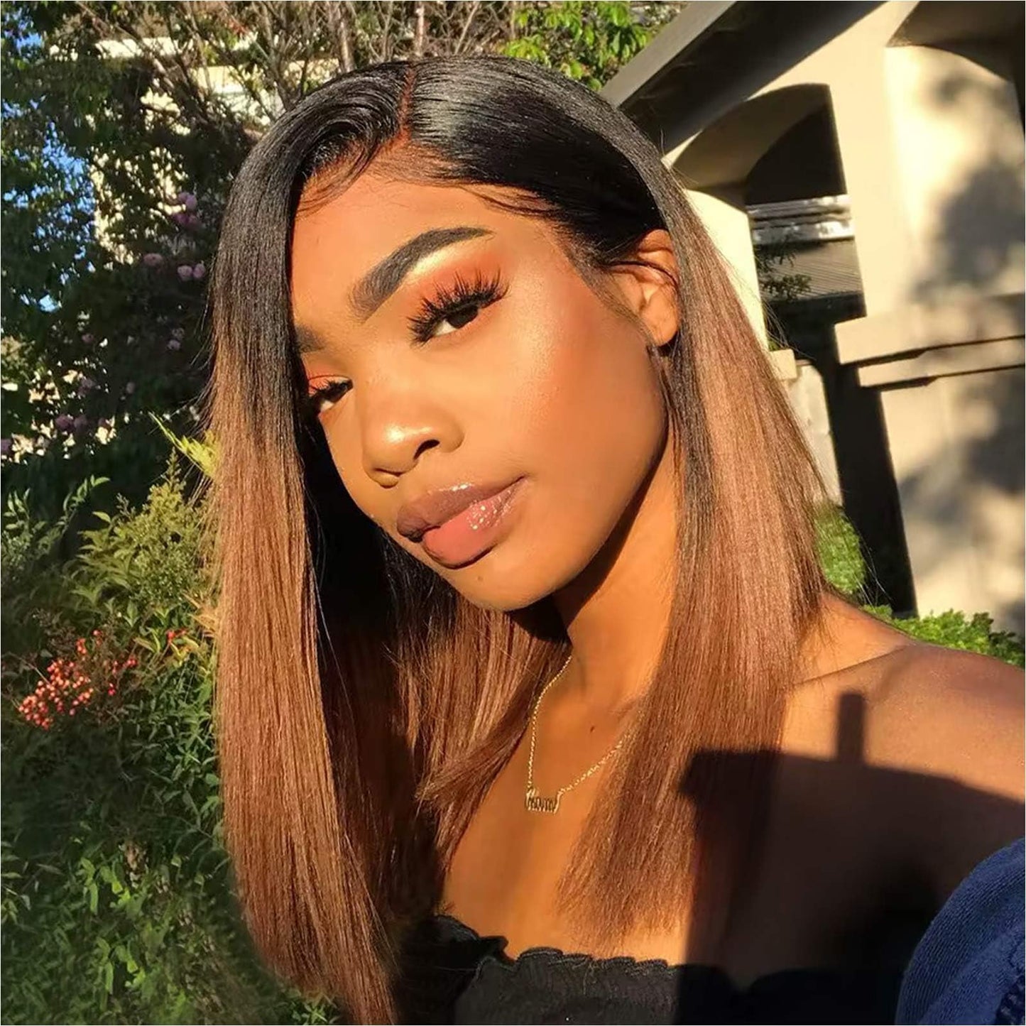 Ombre Highlight Deep Wave Curly Bob Wigs Human Hair Pre Plucked Wear And Go Glueless 13x4 Hd Honey Blonde Highlight Lace Front Wig Human Hair For Black Women Wet And Wavy 4/27 14 Inch