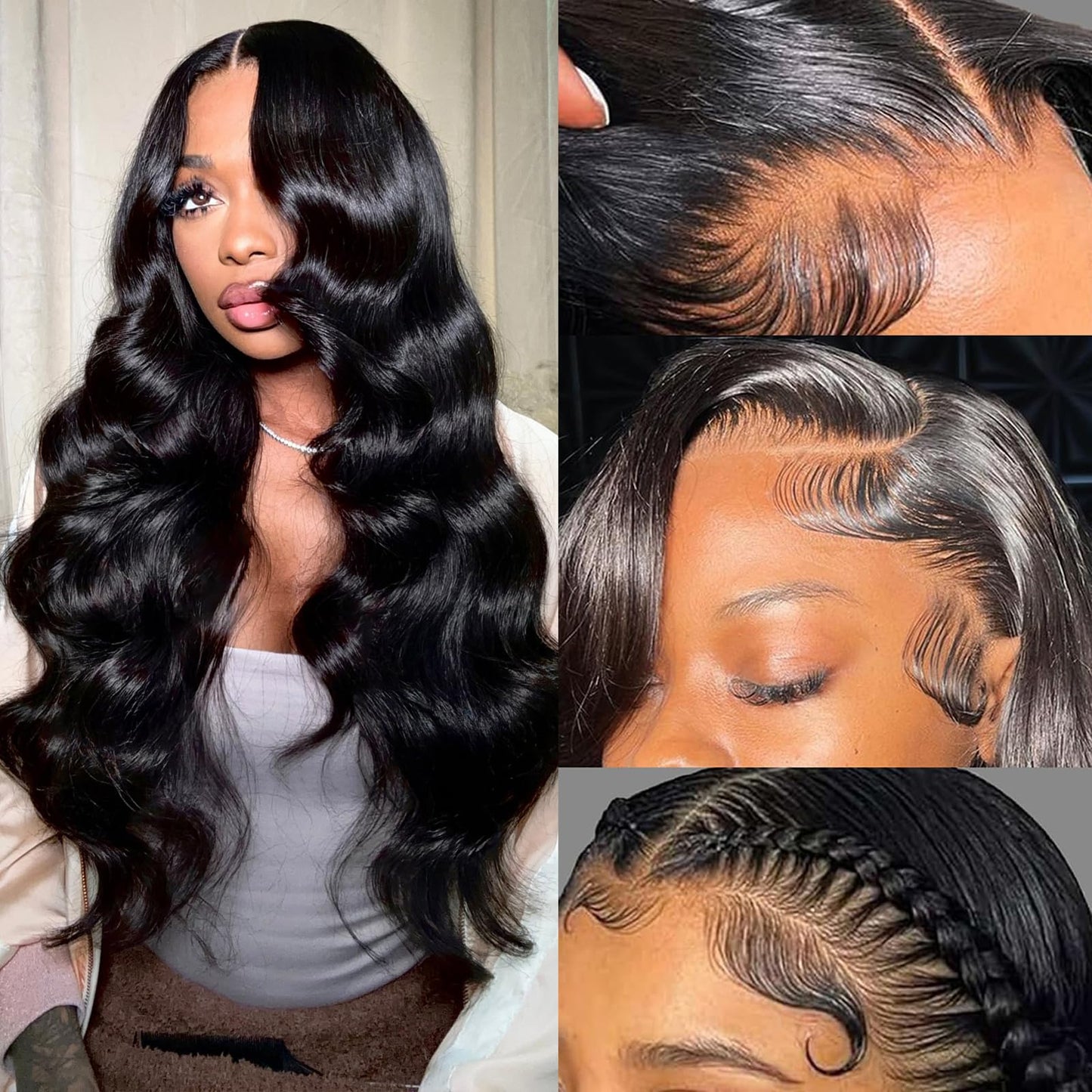 30 Inch Reddish Brown Lace Front Wigs Human Hair 200 Density 13x6 Body Wave HD Lace Frontal Wigs Human Hair Auburn Colored Lace Front Wigs Human Hair Pre Plucked with Baby Hair for Women