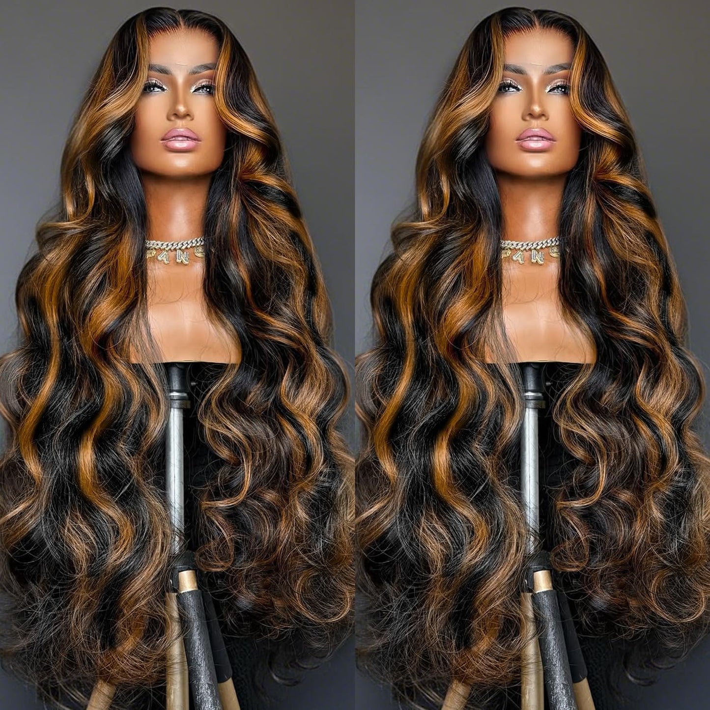 200% Density Full 360 Lace Front Wigs Human Hair For Women Ombre Lace Front Wig Human Hair Glueless Wigs Human Hair With Baby Hair Body WaveLace Front Wigs Human HairBrazilian Virgin HumanHair 26 Inch