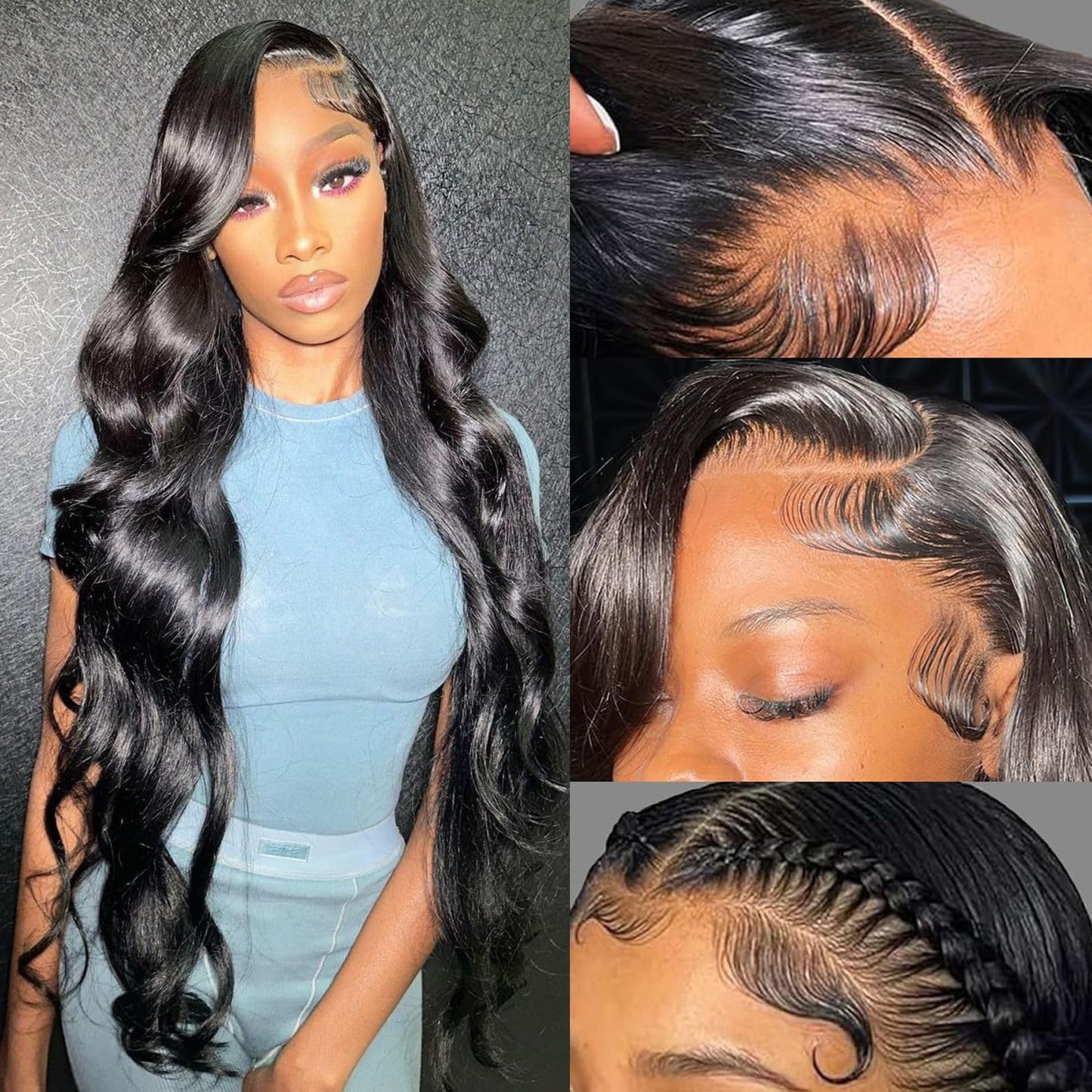 30 Inch Reddish Brown Lace Front Wigs Human Hair 200 Density 13x6 Body Wave HD Lace Frontal Wigs Human Hair Auburn Colored Lace Front Wigs Human Hair Pre Plucked with Baby Hair for Women