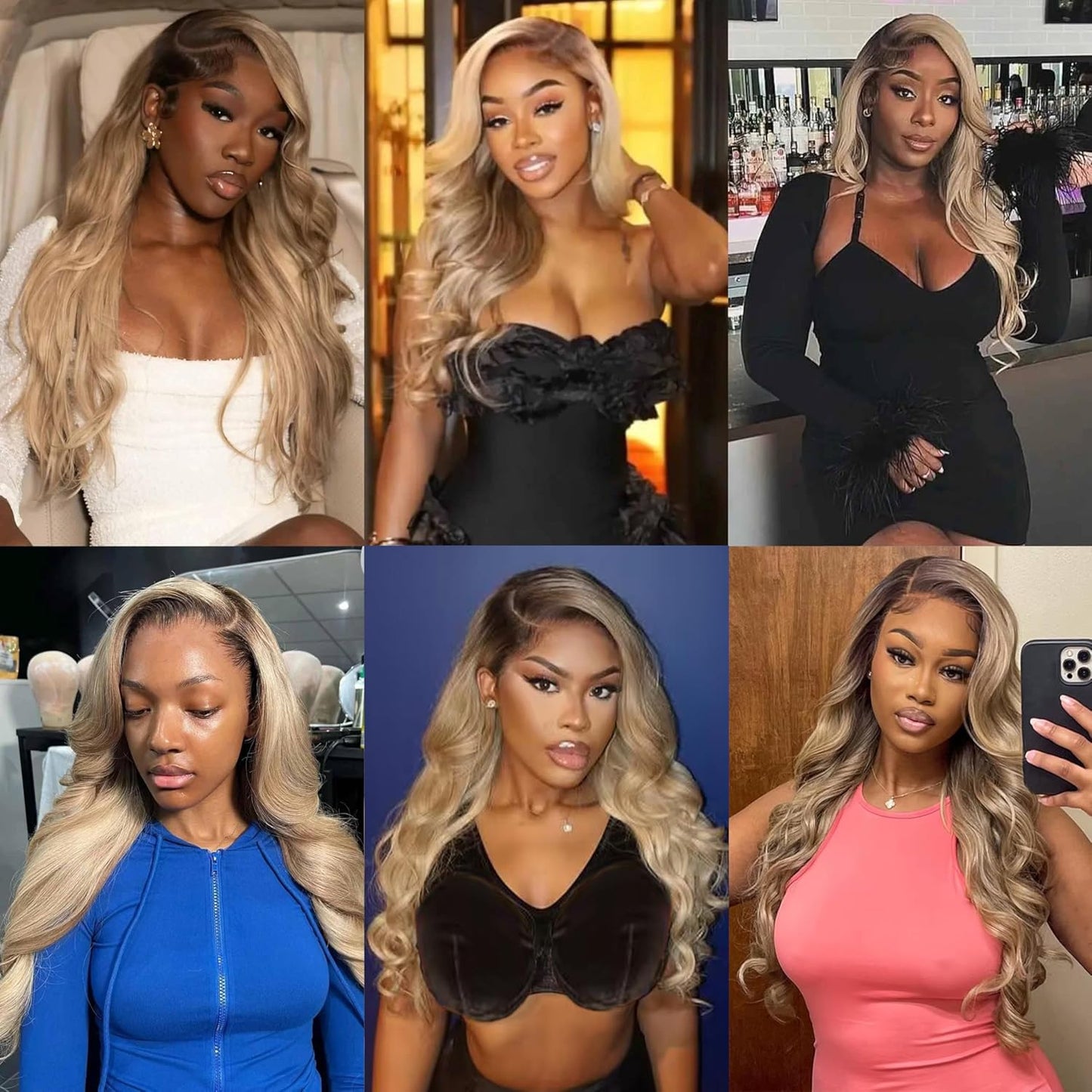 Ombre Brown Roots Ash Blonde Wigs Human Hair 200% Density 13x6 Body Wave Hd Thin Lace Front Wig for Women Glueless Ombre Blonde Colored Lace Front Wigs 26 Inch