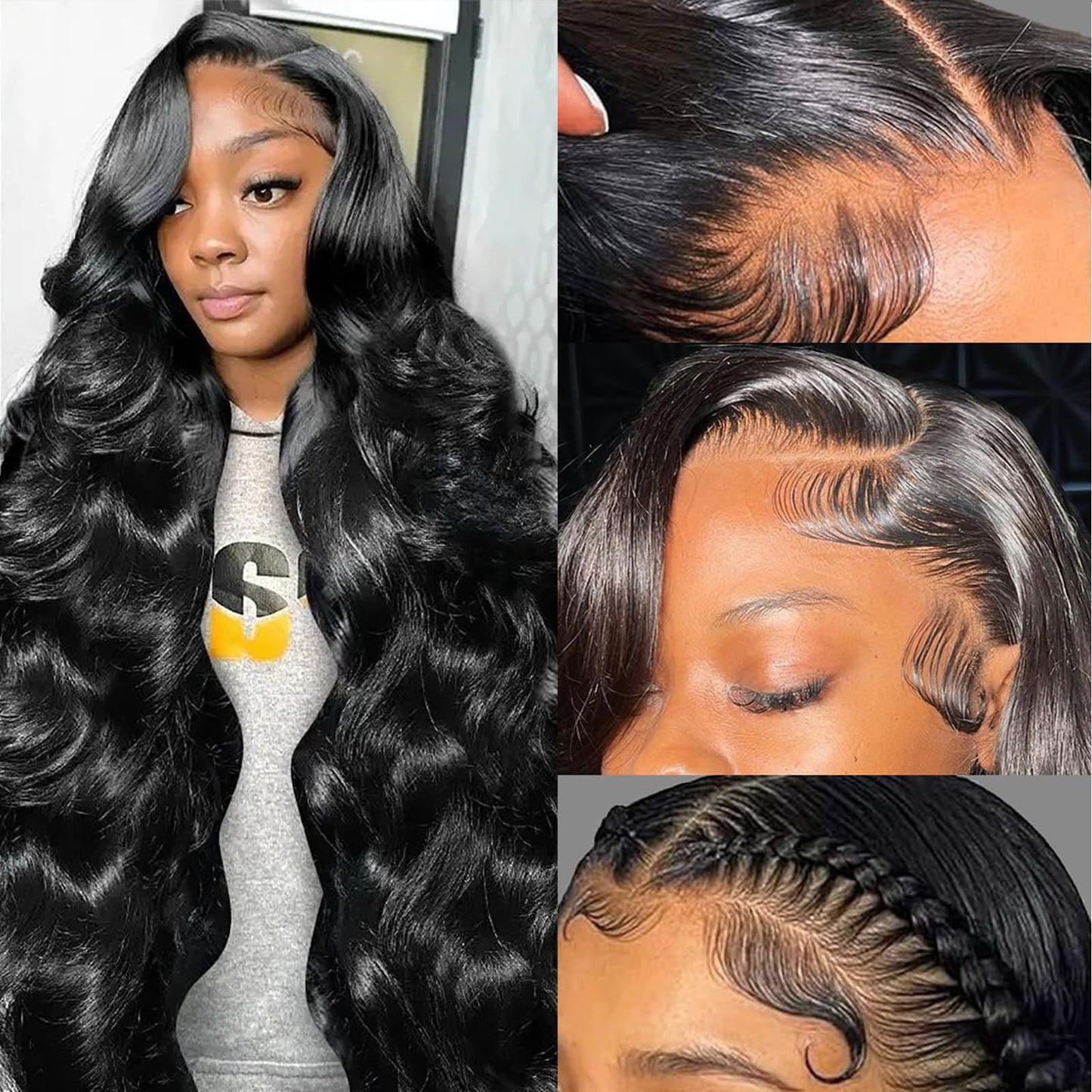 30 Inch Reddish Brown Lace Front Wigs Human Hair 200 Density 13x6 Body Wave HD Lace Frontal Wigs Human Hair Auburn Colored Lace Front Wigs Human Hair Pre Plucked with Baby Hair for Women