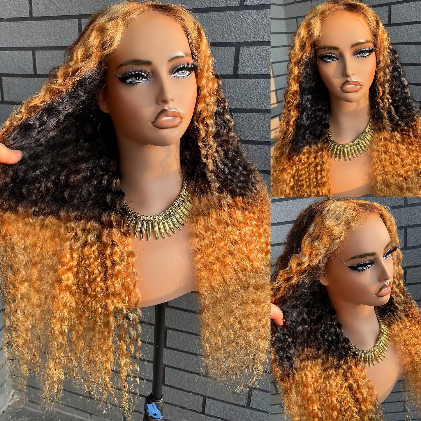 200% Density Full 360 Lace Front Wigs Human Hair For Women Ombre Lace Front Wig Human Hair Glueless Wigs Human Hair With Baby Hair Body WaveLace Front Wigs Human HairBrazilian Virgin HumanHair 26 Inch