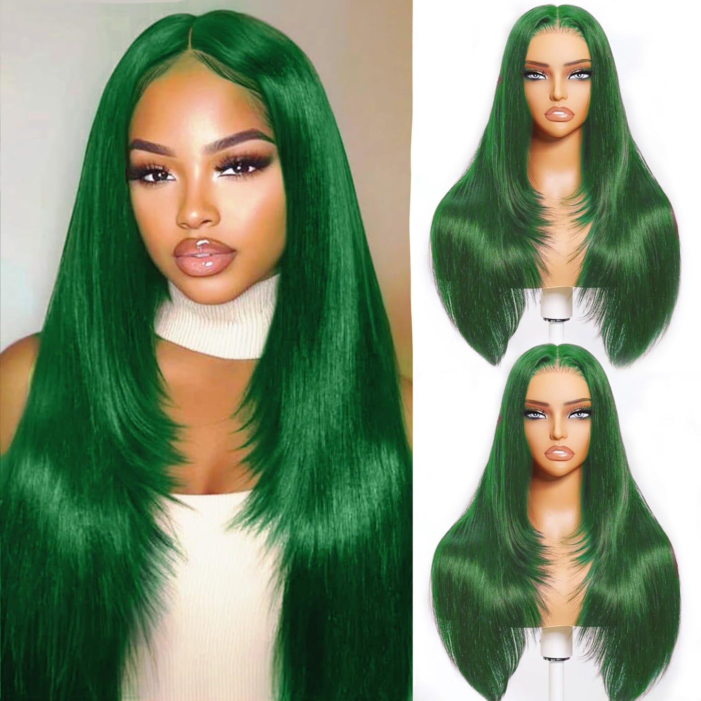 13X4 Dark Ginger Lace Front Wigs Human Hair Body Wave Orange Ginger Brown Brazilian HD Lace Front Human Hair Wigs Glueless 150% Density Pre Plucked Natural Hairline (18 inch, Copper Brown Color)