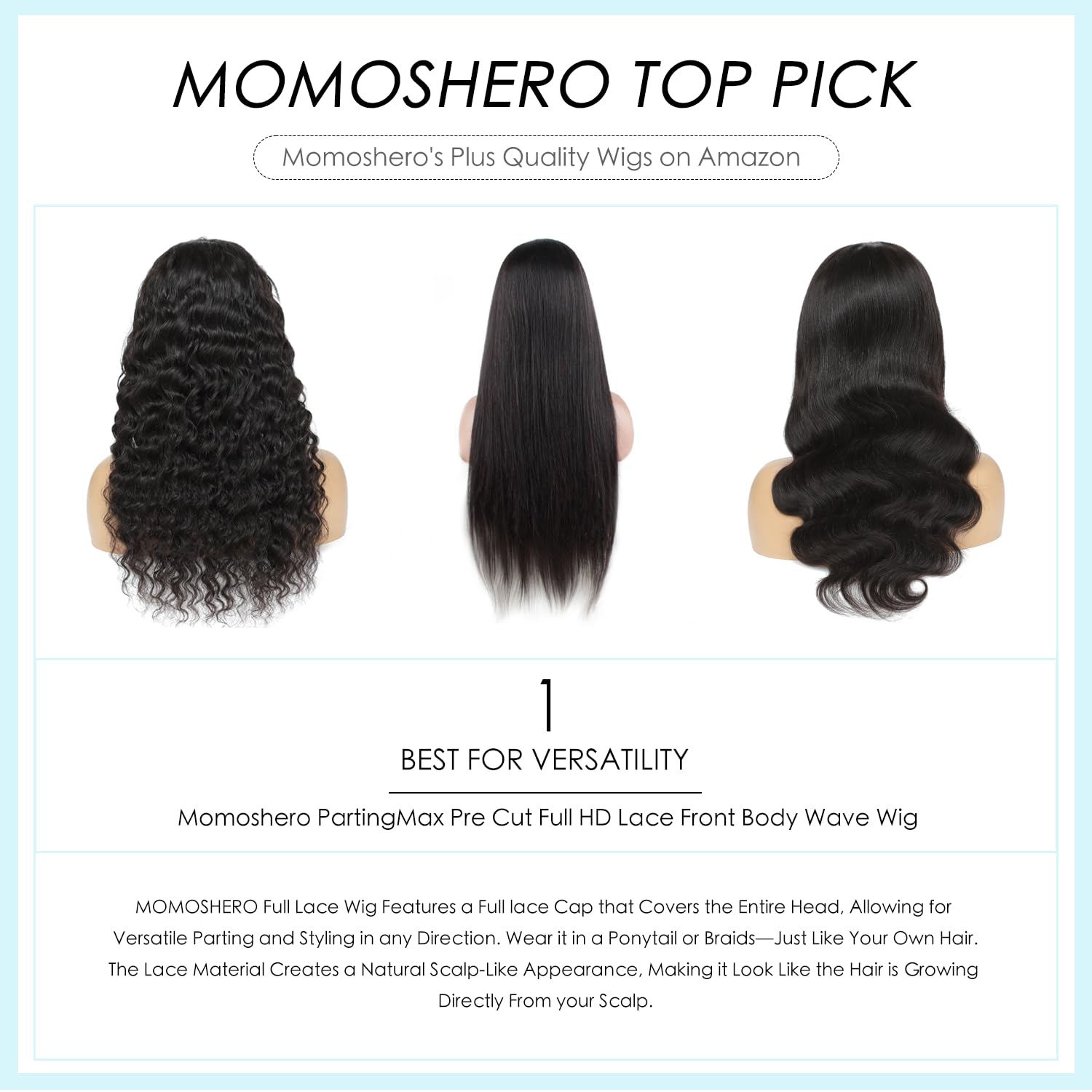 Straight Real Full Lace Human Hair Wigs HD Transparent Lace 180 Density, 12A Part Anywhere Glueless Full Lace Wig Pre Plucked 100% Virgin Hair Breathable Full Scalp Wig For Black Women 10 IN