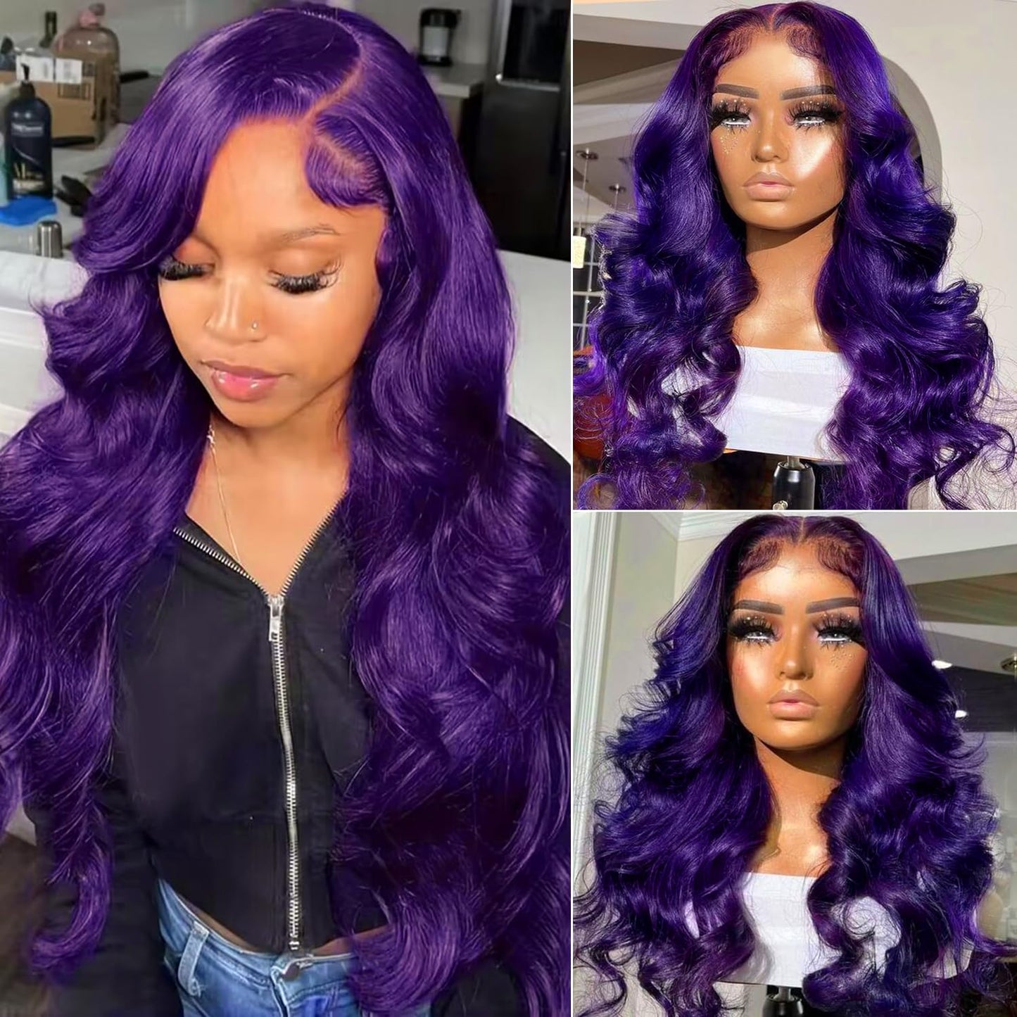360 Reddish Brown Lace Front Wigs Human Hair Pre Plucked Auburn Red 360 HD Transparent Lace Frontal Wig 180 Density Colored Wigs Human Hair Ginger Body Wave Wig for Women 24Inch