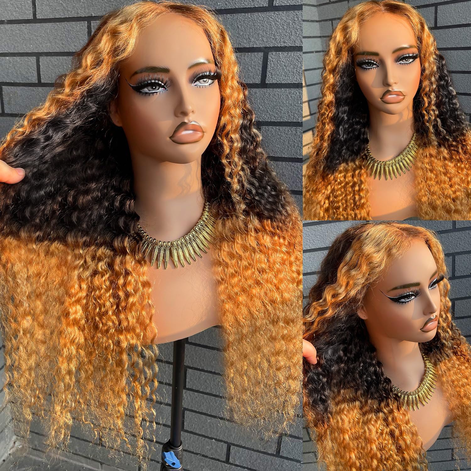 200% Density Full 360 Lace Front Wigs Human Hair For Women Ombre Lace Front Wig Human Hair Glueless Wigs Human Hair With Baby Hair Body WaveLace Front Wigs Human HairBrazilian Virgin HumanHair 26 Inch